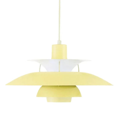 Modern Metal Pendant Light With Layered Disc Design - Image 3