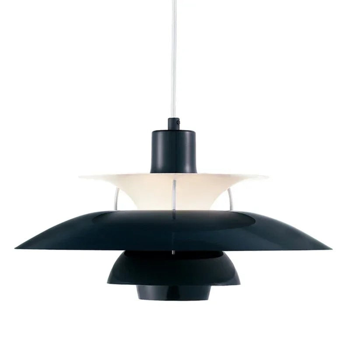 Modern Metal Pendant Light With Layered Disc Design - Image 4