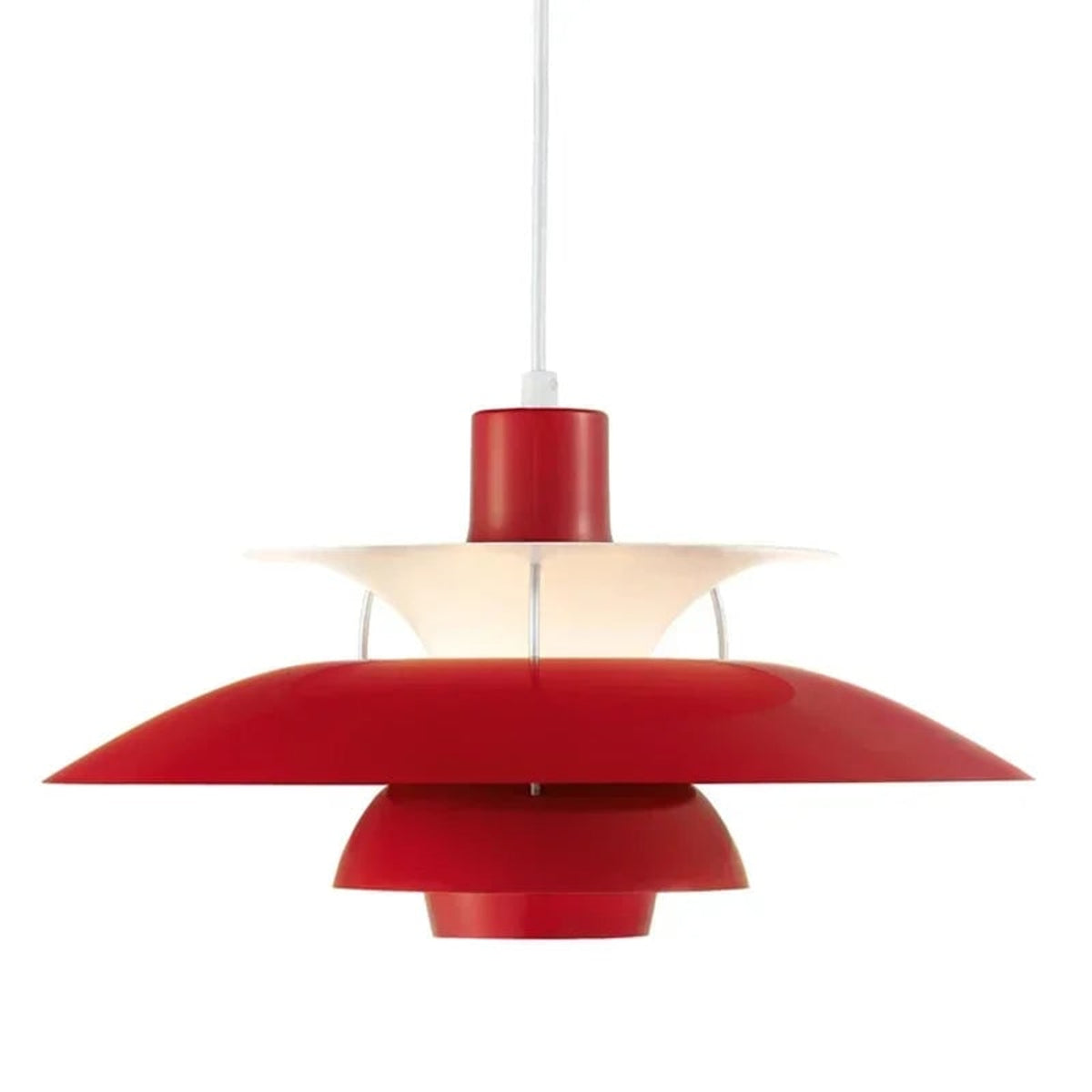 Modern Metal Pendant Light With Layered Disc Design - Image 5