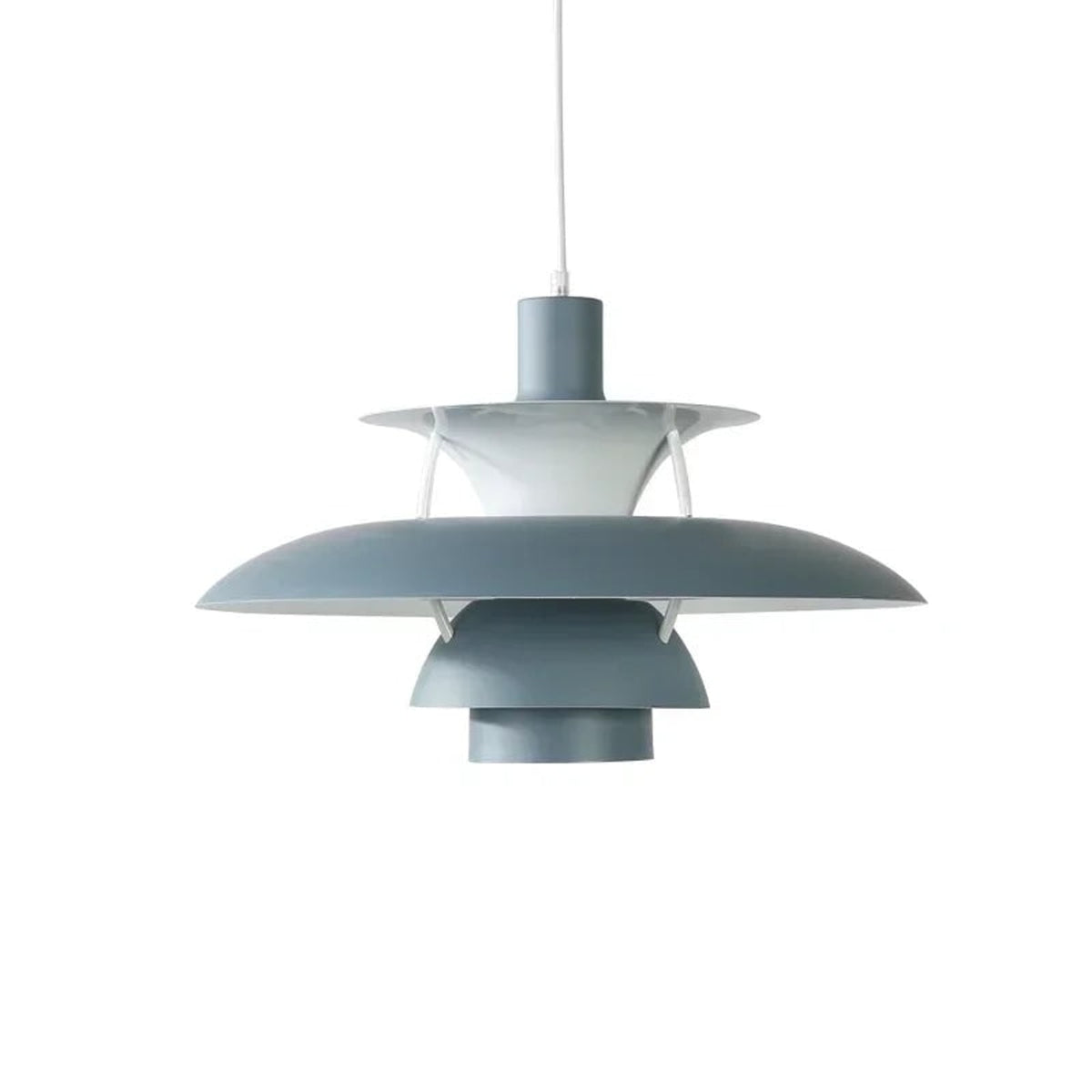 Modern Metal Pendant Light With Layered Disc Design - Image 8