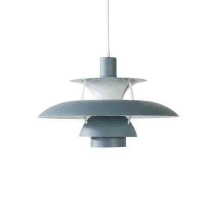 Modern Metal Pendant Light With Layered Disc Design - Image 8