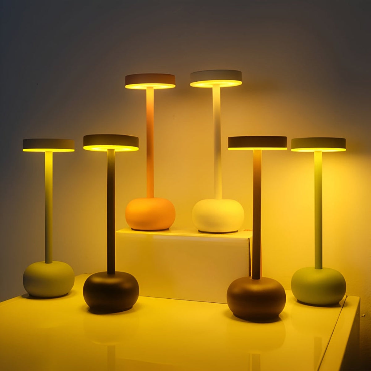 Modern Metal Table Lamp With Dimmable Touch - Image 9