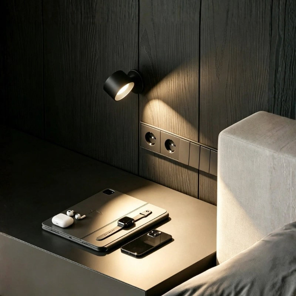 Modern Rechargeable Wall Sconce With Magnetic Mount - Image 3