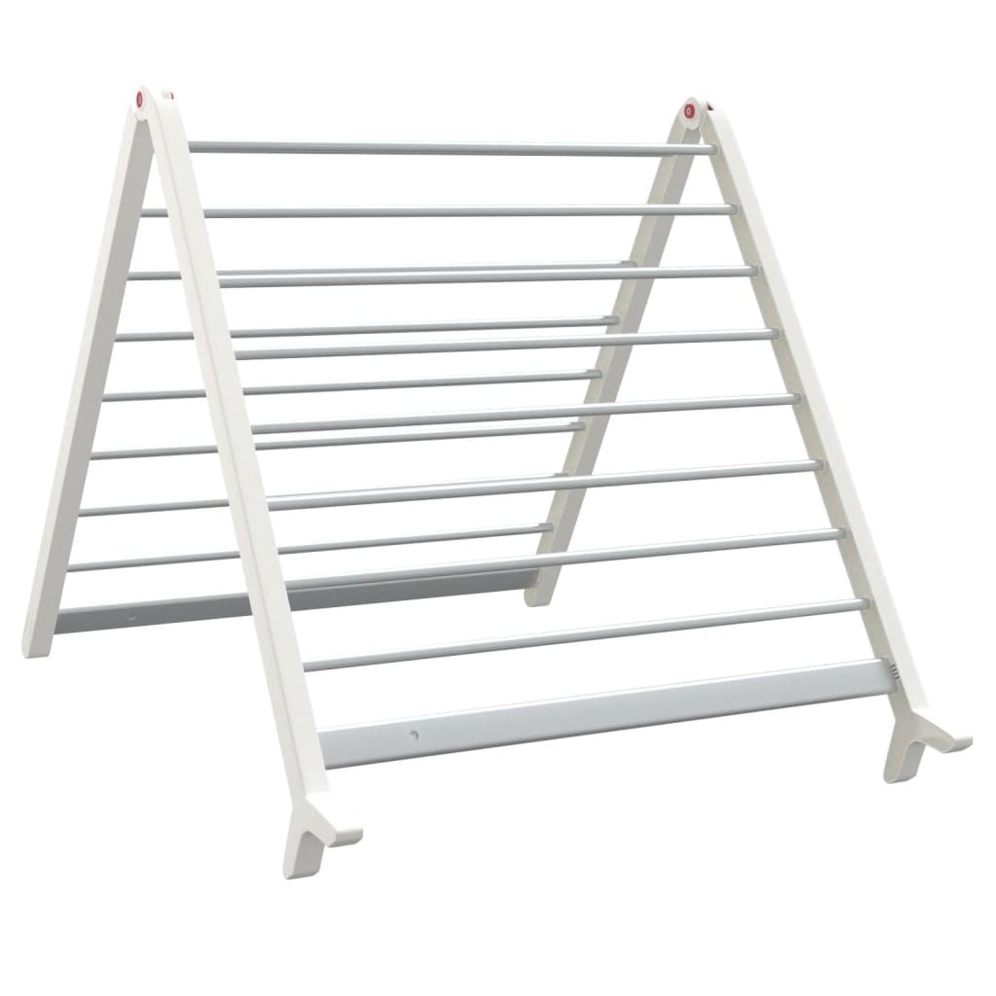 Modern White Extendable Clothes Airer 53-90 Cm For Bathtub Or Floor With Sturdy Foldable Frame That Saves Space - Image 6