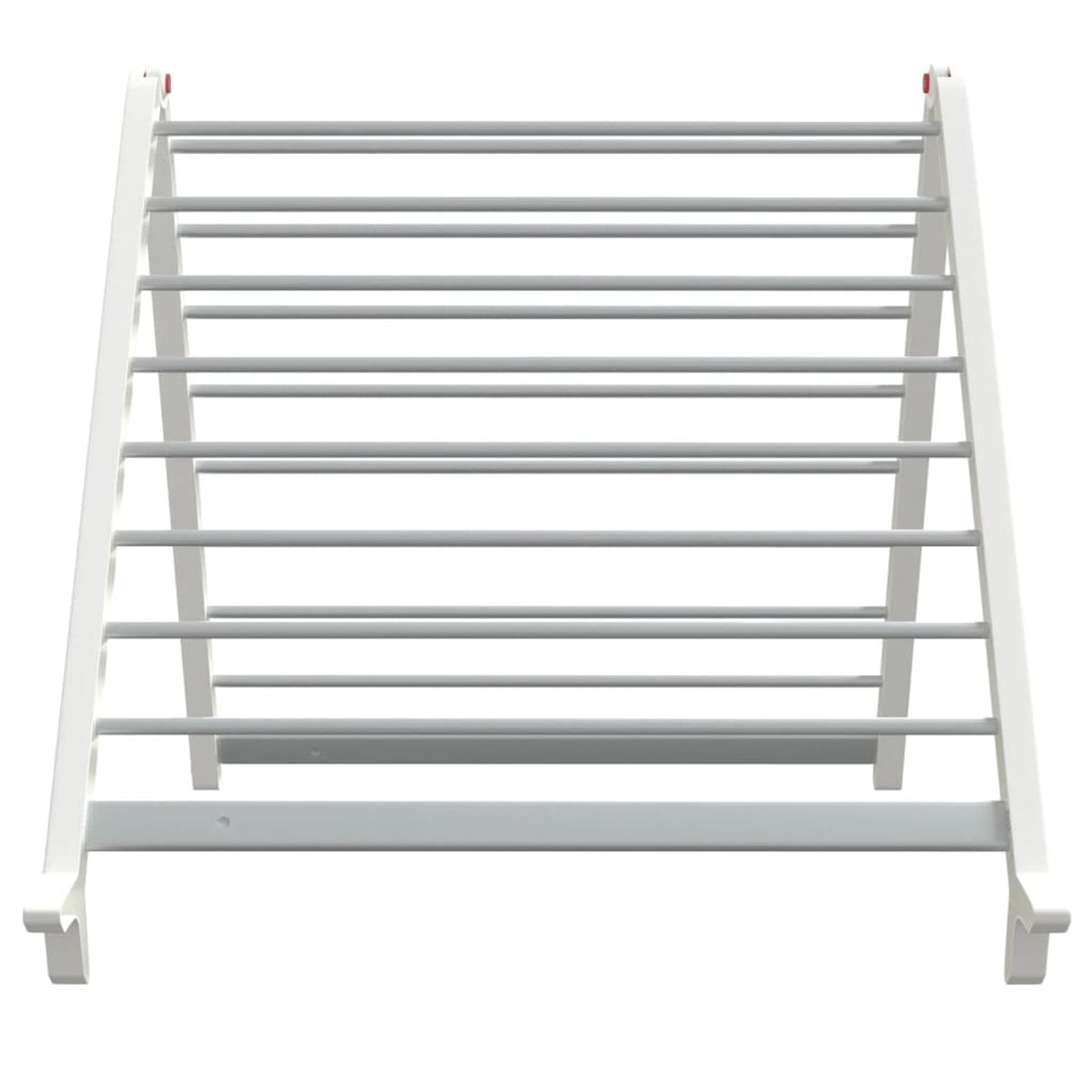 Modern White Extendable Clothes Airer 53-90 Cm For Bathtub Or Floor With Sturdy Foldable Frame That Saves Space - Image 7
