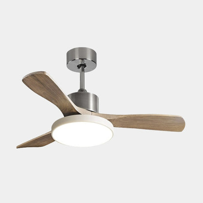 Modern Wooden Ceiling Fan With LED Light And Remote Control - Image 6