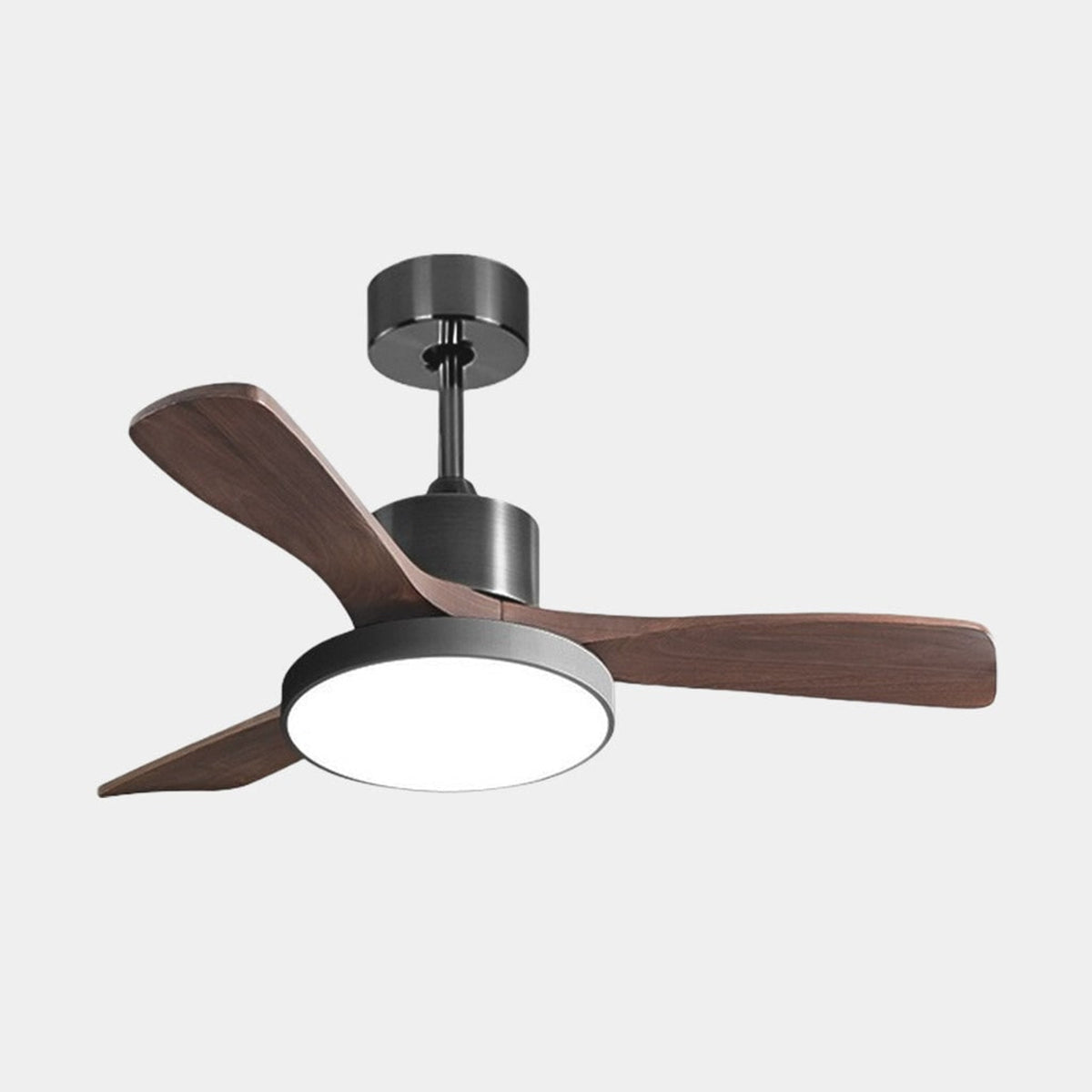 Modern Wooden Ceiling Fan With LED Light And Remote Control - Image 8