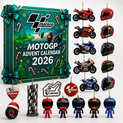Moto Gp Advent Calendar 24 Day Christmas Countdown With Toy Motorcycles And Helmets - Image 7