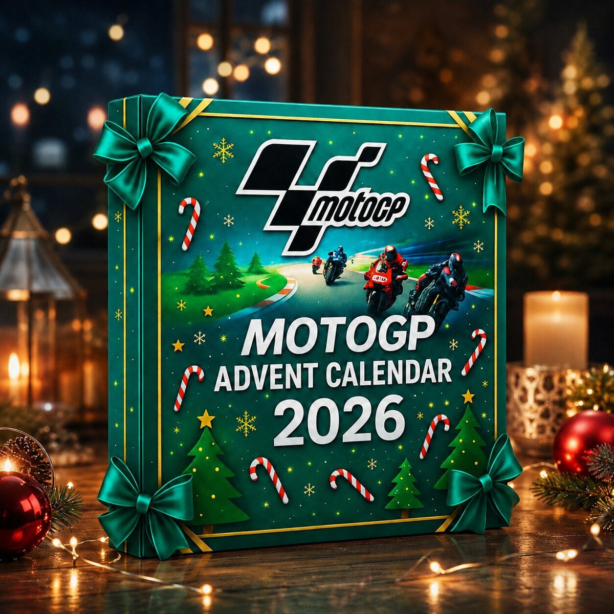 Moto Gp Advent Calendar 24 Day Christmas Countdown With Toy Motorcycles And Helmets - Image 4
