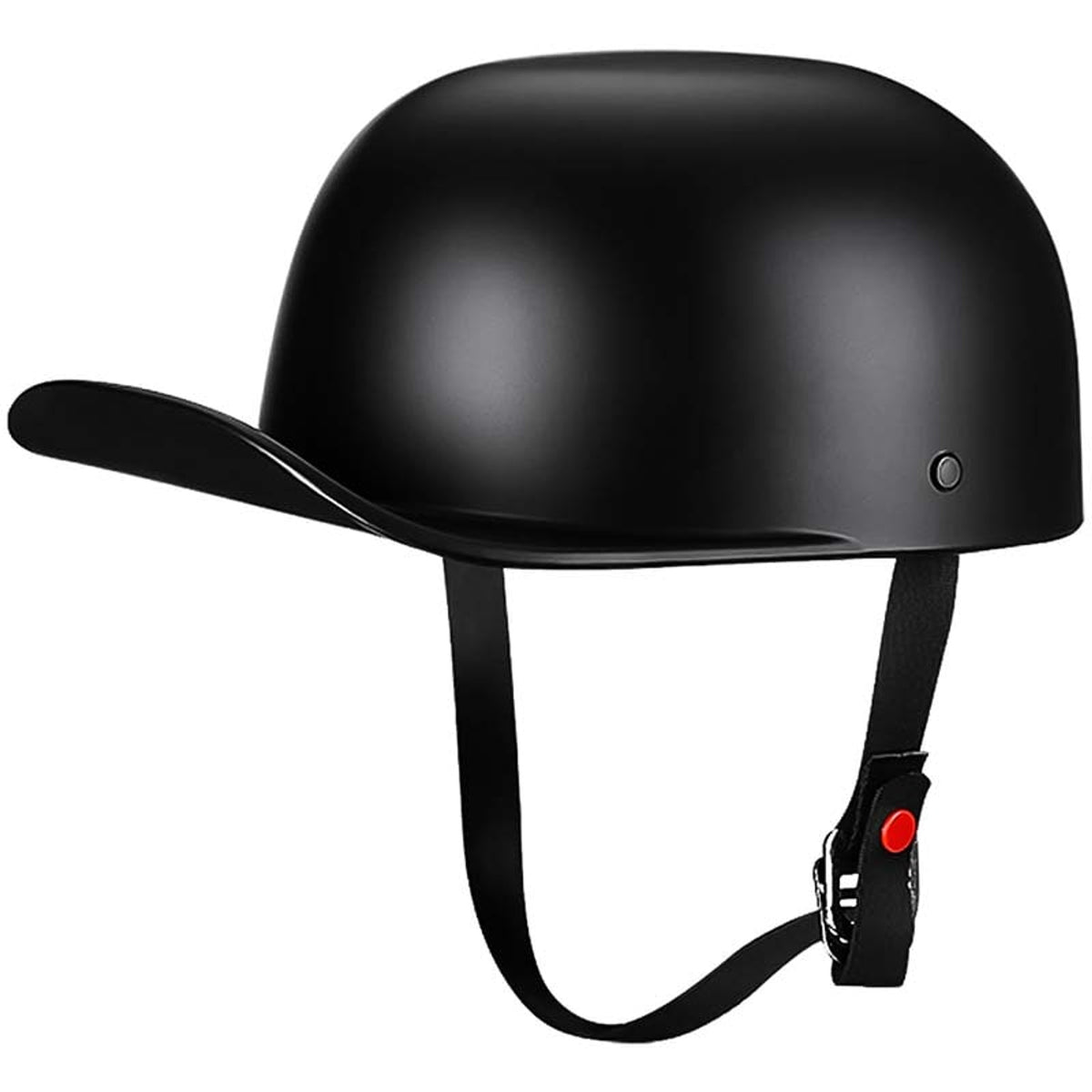 Motorcycle Helmet With Classic Cap Style Dot Approved For Men - Image 1