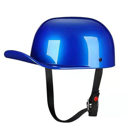 Motorcycle Helmet With Classic Cap Style Dot Approved For Men - Image 13