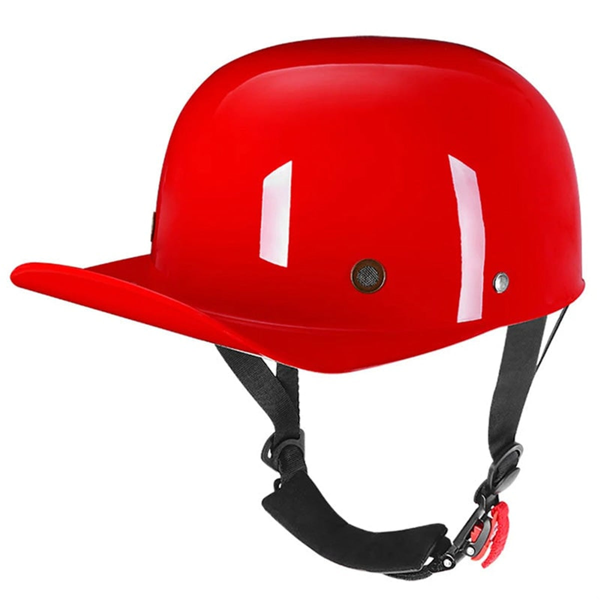 Motorcycle Helmet With Classic Cap Style Dot Approved For Men - Image 15