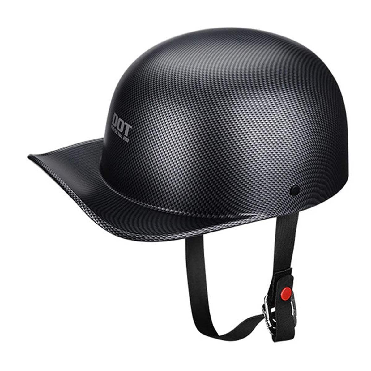 Motorcycle Helmet With Classic Cap Style Dot Approved For Men - Image 12