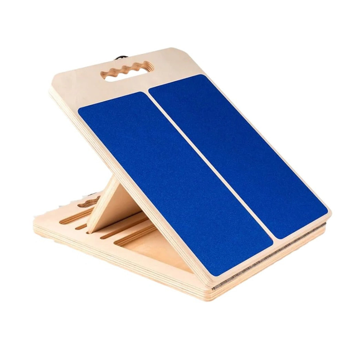 Multi-Angle Wooden Slant Board With Locking Tab For Calf Stretching And Rehabilitation - Image 2