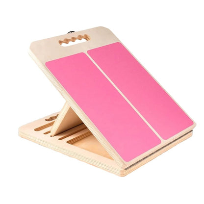 Multi-Angle Wooden Slant Board With Locking Tab For Calf Stretching And Rehabilitation - Image 3