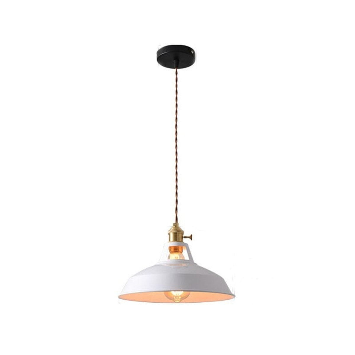 Multi-Color Metal Pendant Light With LED Bulb - Image 10