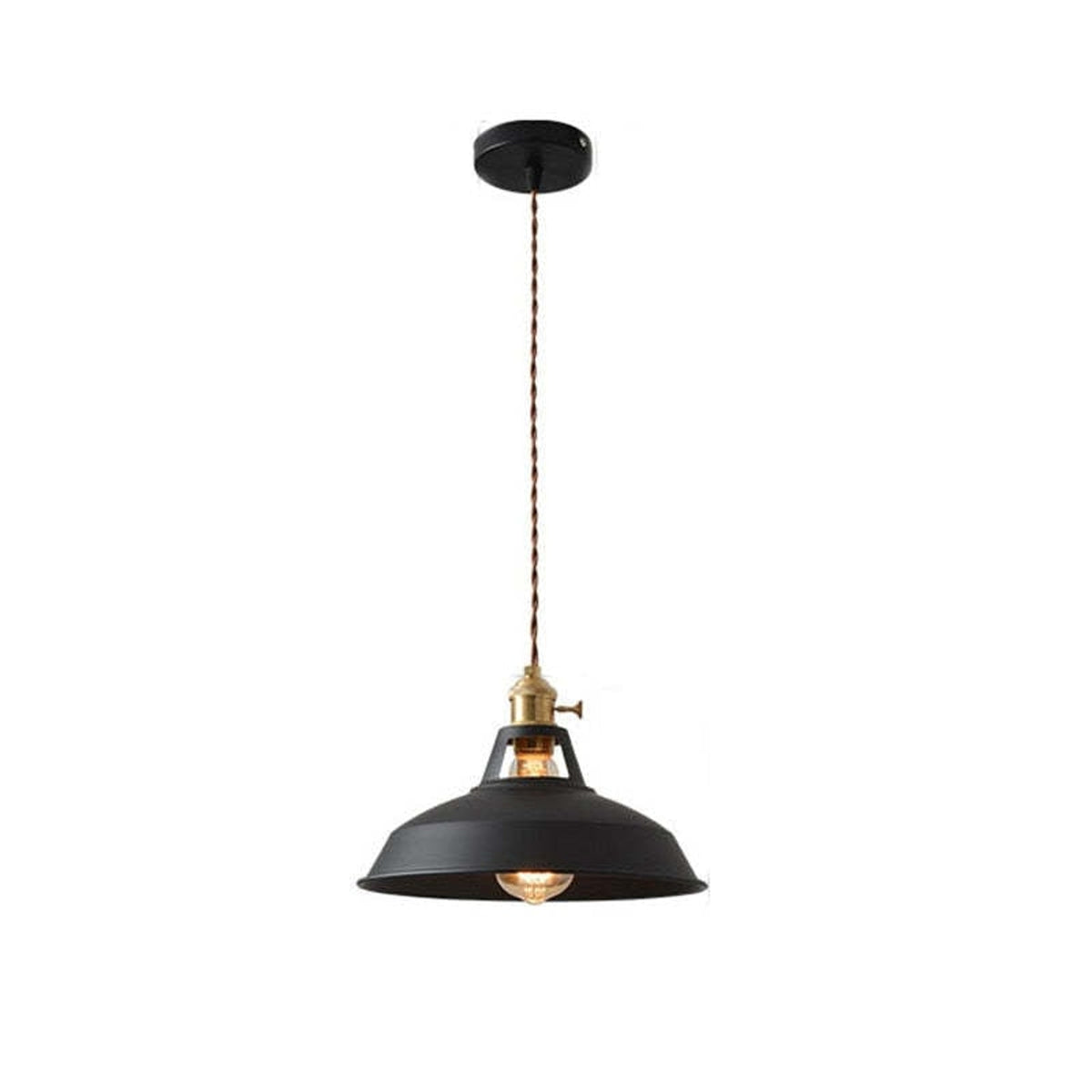 Multi-Color Metal Pendant Light With LED Bulb - Image 6