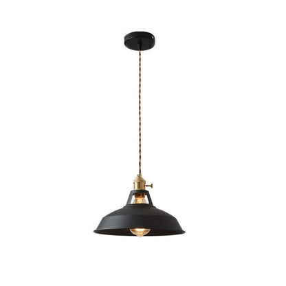 Multi-Color Metal Pendant Light With LED Bulb - Image 6
