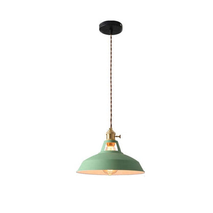 Multi-Color Metal Pendant Light With LED Bulb - Image 8
