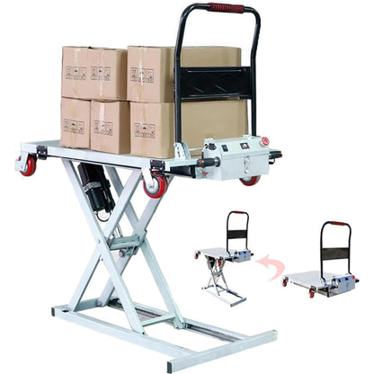 Multi-Function Hydraulic Lift Table With Rotating Wheels For Warehouses And Factories - Image 1