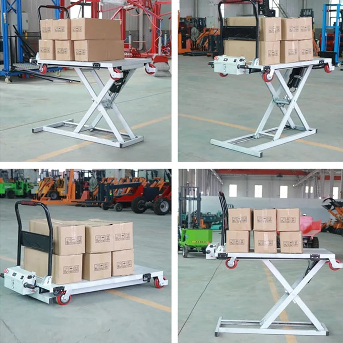 Multi-Function Hydraulic Lift Table With Rotating Wheels For Warehouses And Factories - Image 6