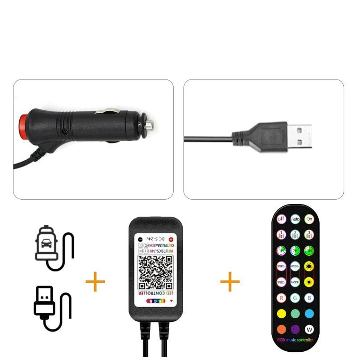 Music Sync USB LED Strip Lights With Remote Control - Image 5