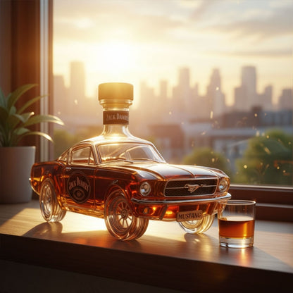 Mustang Car-Shaped Whisky Decanter for Home Bar - Image 4