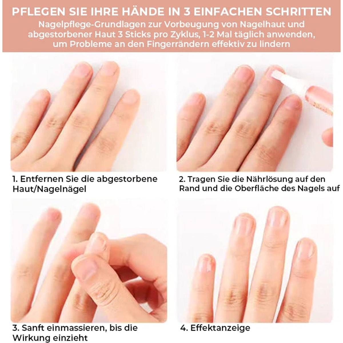 Nail Growth Oil With Vitamin E & B7 For Stronger Longer Nails - Image 9