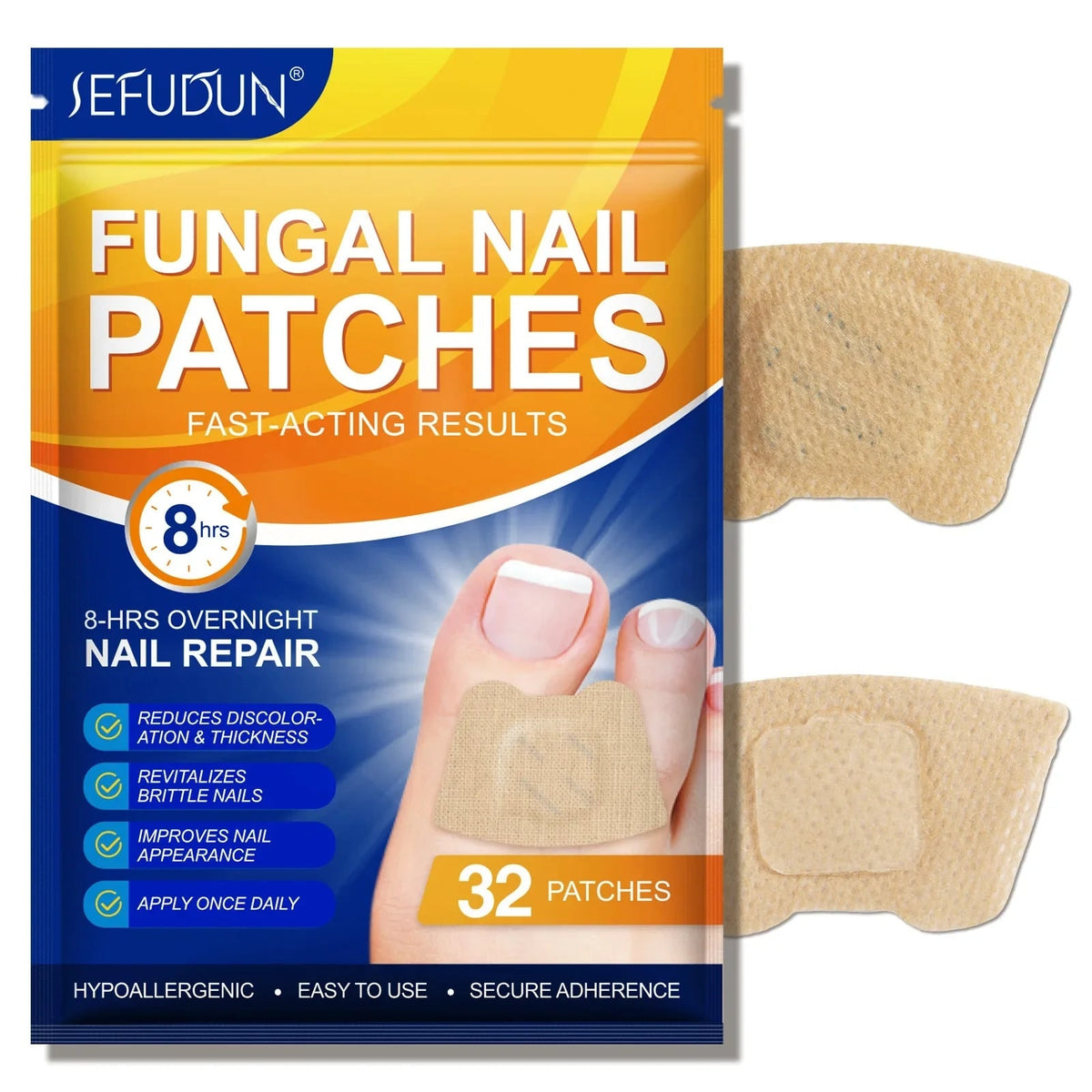 Nail Repair Patches With Antifungal Hydrogel Treatment For Toenails & Fingernails - Image 7