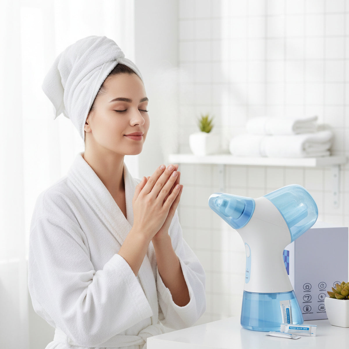 Nasal Irrigation System Electric Nose Cleaner With Water Tank For Sinus And Allergy Relief - Image 2