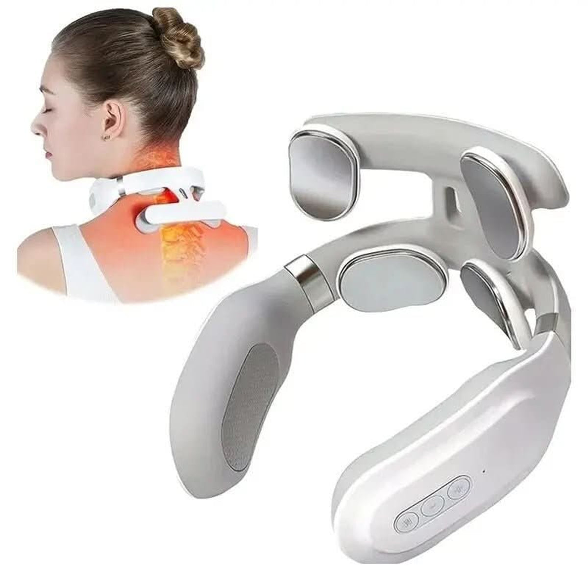 Neck Massager With Heat And Vibration For Deep Muscle Relief - Image 1