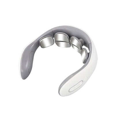 Neck Massager With Heat Vibration And Pulse Therapy Smart Portable Device For Deep Relaxation - Image 8