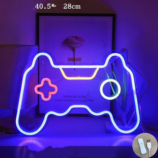 Neon Light Custom LED Sign Pendant Design - Image 2