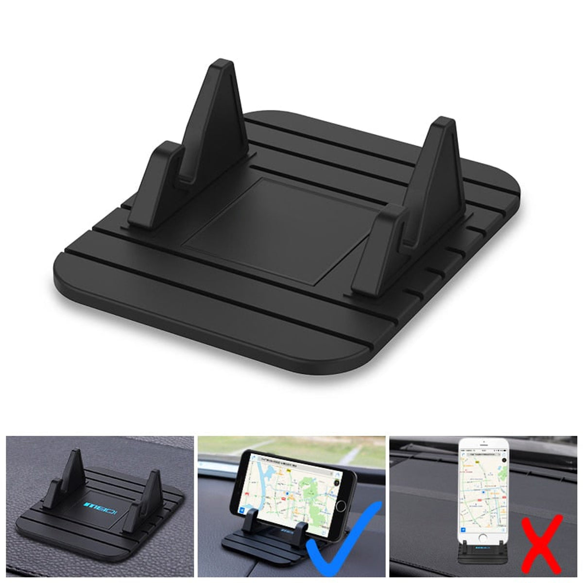 Non-Slip Silicone Phone Holder For Car Dashboard And Desk - Image 2