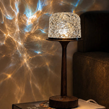 Northern Lights Lamp With Wooden Base And Aurora Projection - Image 8