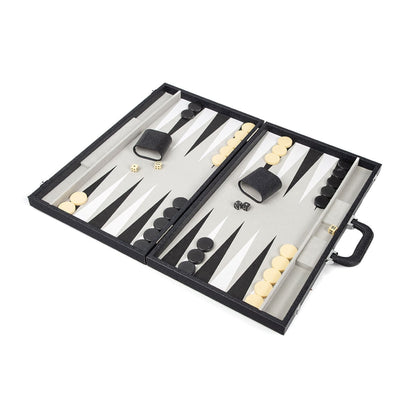 Onyx Backgammon Set With Stingray-Textured Frame - Image 1