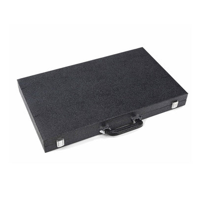 Onyx Backgammon Set With Stingray-Textured Frame - Image 2