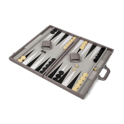 Onyx Backgammon Set With Stingray-Textured Frame - Image 8