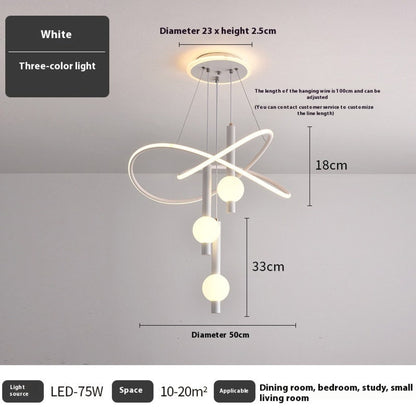 Ordinary_product Chandelier Pendant Iron Acrylic Home Indoor - Image 8