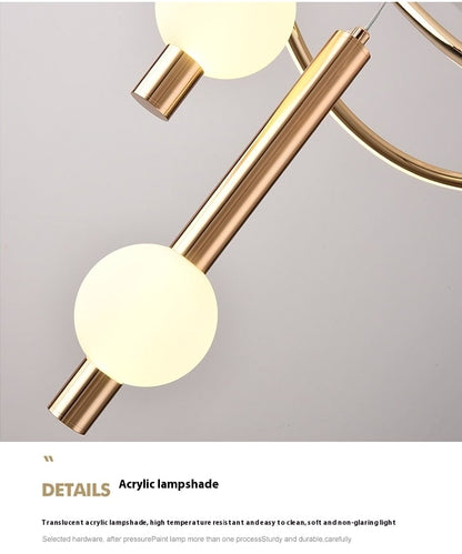 Ordinary_product Chandelier Pendant Iron Acrylic Home Indoor - Image 9
