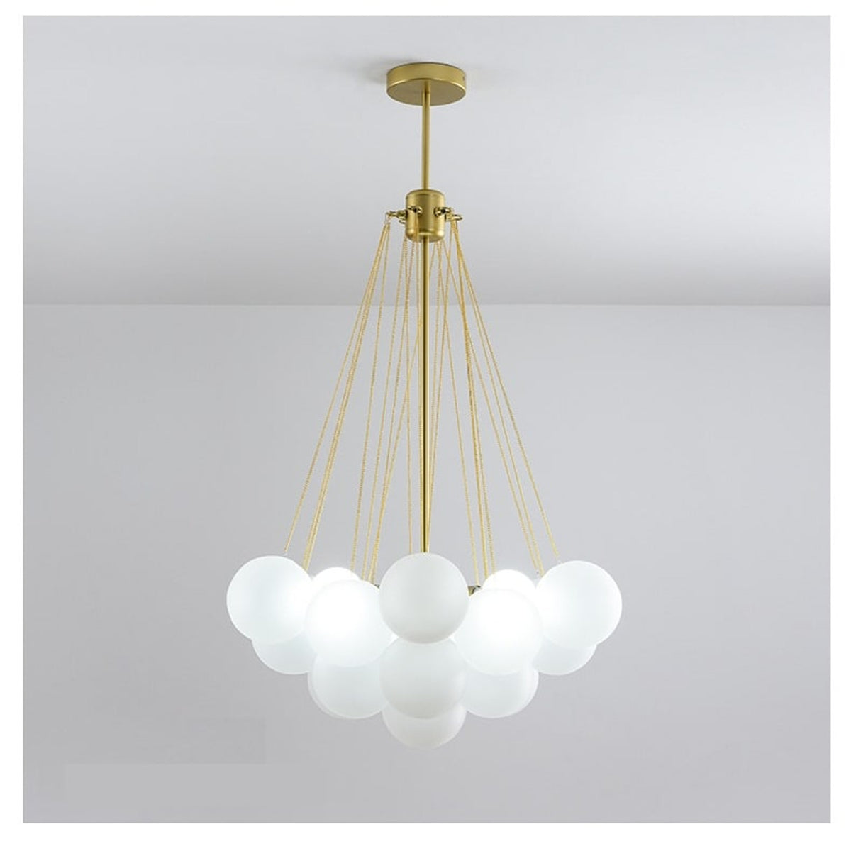 Ordinary_product Glass Bubble Chandelier Pendant Adjustable Height - Image 1