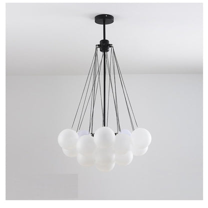 Ordinary_product Pendant Lamp Chandelier Glass Bubble Adjustable Height - Image 5