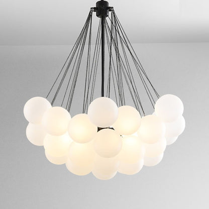 Ordinary_product Pendant Lamp Chandelier Glass Bubble Adjustable Height - Image 7
