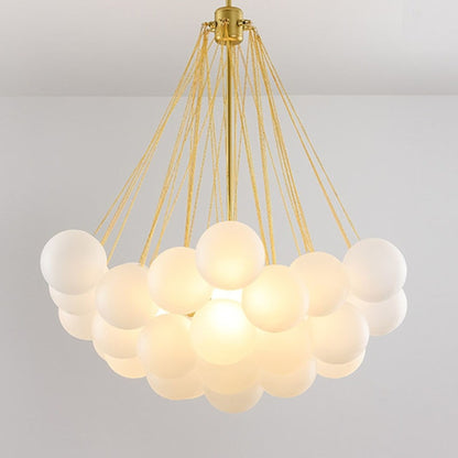 Ordinary_product Pendant Lamp Chandelier Glass Bubble Adjustable Height - Image 9