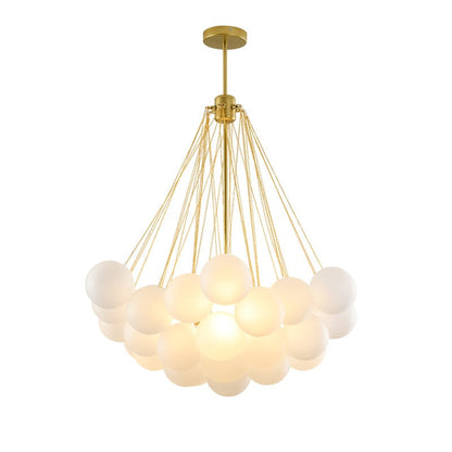 Ordinary_product Pendant Lamp Chandelier Glass Bubble Adjustable Height - Image 8