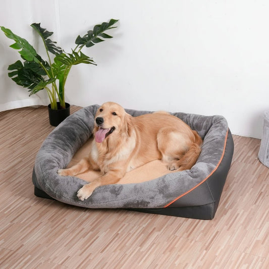 Orthopedic Dog Bed With Non-Slip Bottom And Washable Cover - Image 2