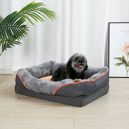 Orthopedic Dog Bed With Non-Slip Bottom And Washable Cover - Image 3