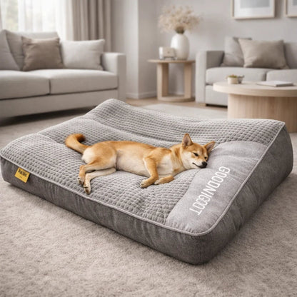 Orthopedic Memory Foam Dog Bed With Elevated Head Support For Large Dogs - Image 7