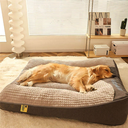 Orthopedic Memory Foam Dog Bed With Elevated Head Support For Large Dogs - Image 2