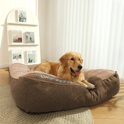Orthopedic Memory Foam Dog Bed With Elevated Head Support For Large Dogs - Image 6